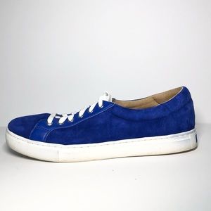 POLO‎ Ralph Lauren Drew Blue Suede Shoes Women’s Lace Up size 10